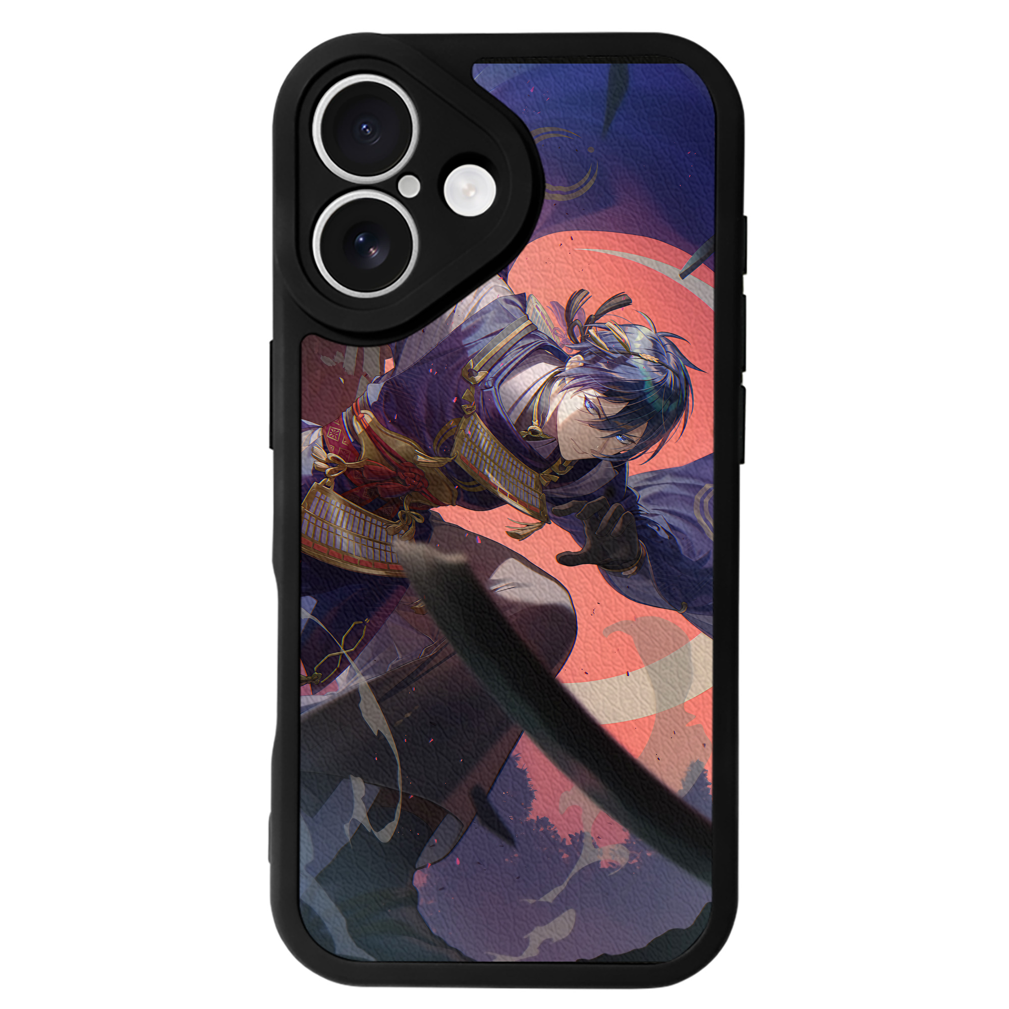 （画像用） 刀剣乱舞 Touken Ranbu 【iPhone 16シリーズ対応】シリコンスマホケース（レザー調） 材質：シリコン
